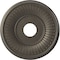 Ekena Millwork Berkshire PVC Medallion (Canopies up to 7"), 16"OD x 3 1/2"ID x 1"P, Metallic Weathered Steel CMP16BEDST - alternate 1